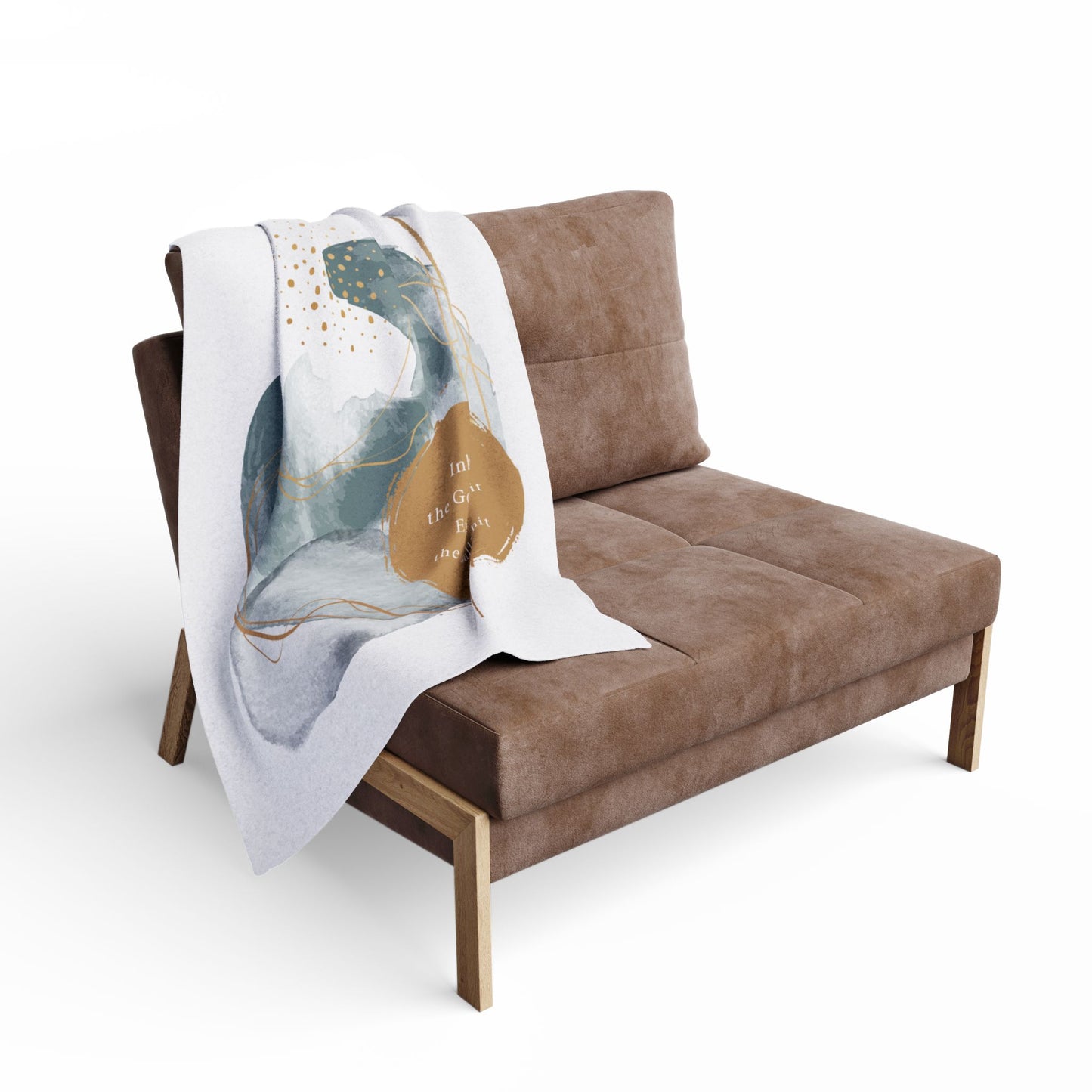 Inhale the good shit, exhale the bullshit! Arctic Fleece Blanket | Cozy Throw Blanket