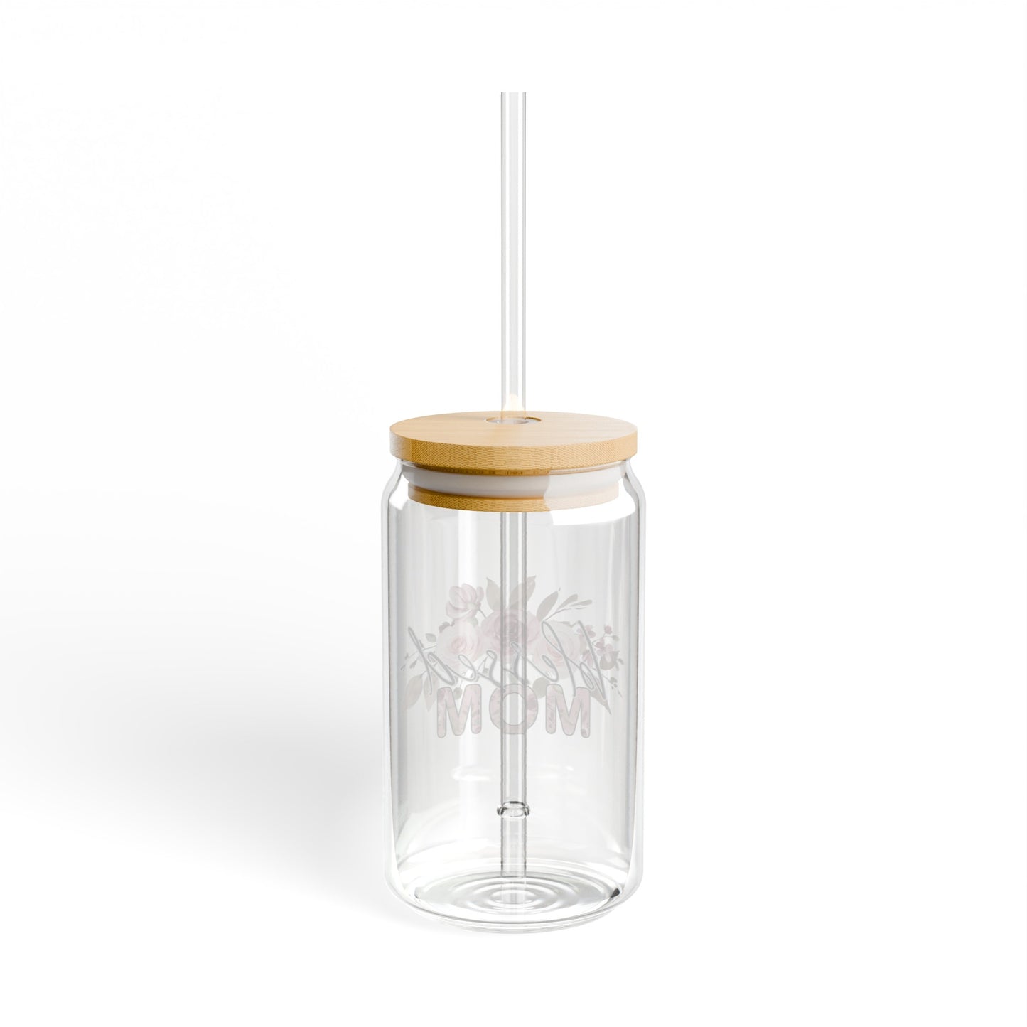 Blessed Mom Sipper Glass, 16oz