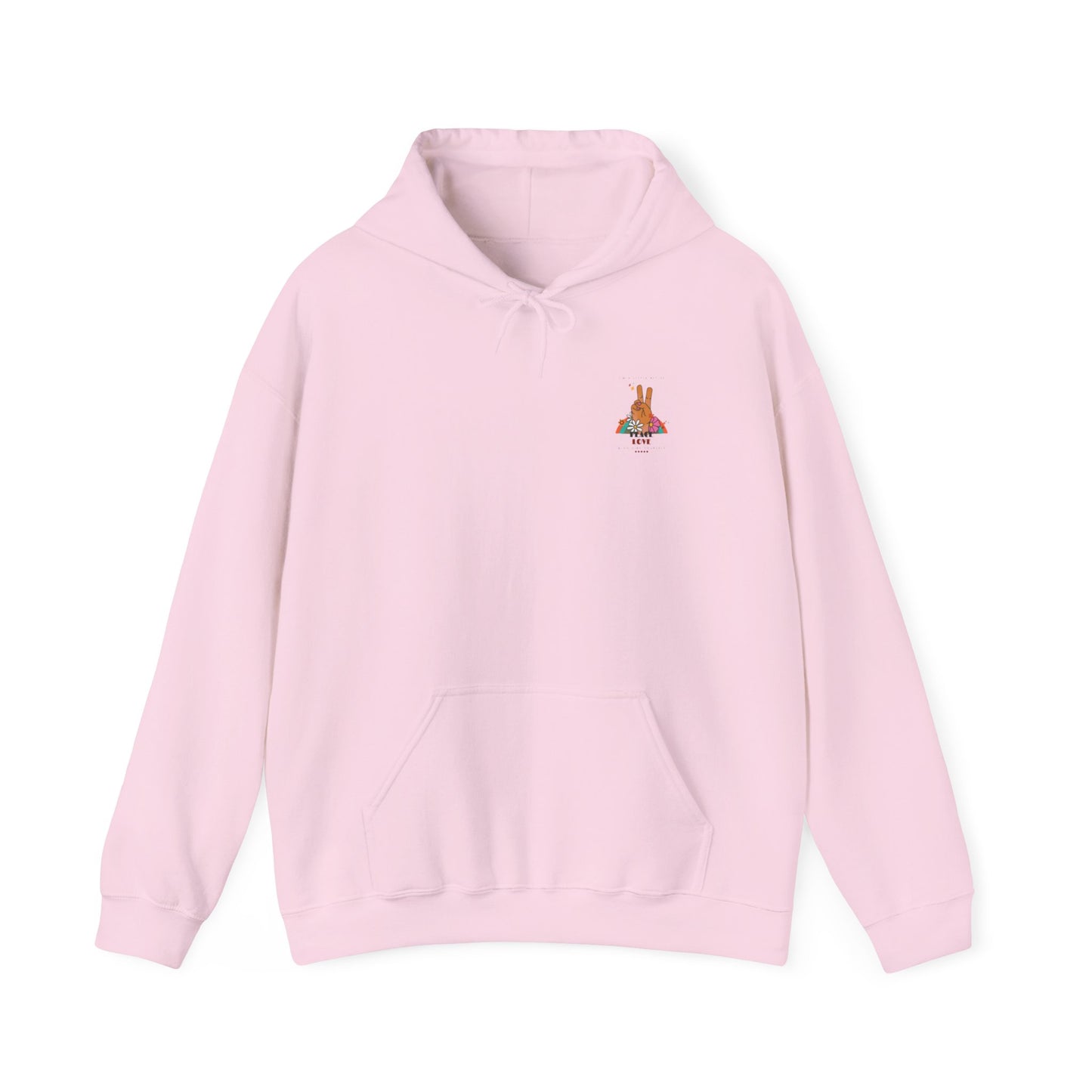 Peace, Love, Go Vibe Yourself Unisex Heavy Blend™ Hooded Sweatshirt