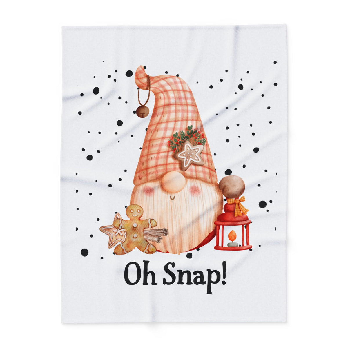 Oh Snap! Arctic Fleece Blanket | Cozy Holiday-Themed Throw Blanket