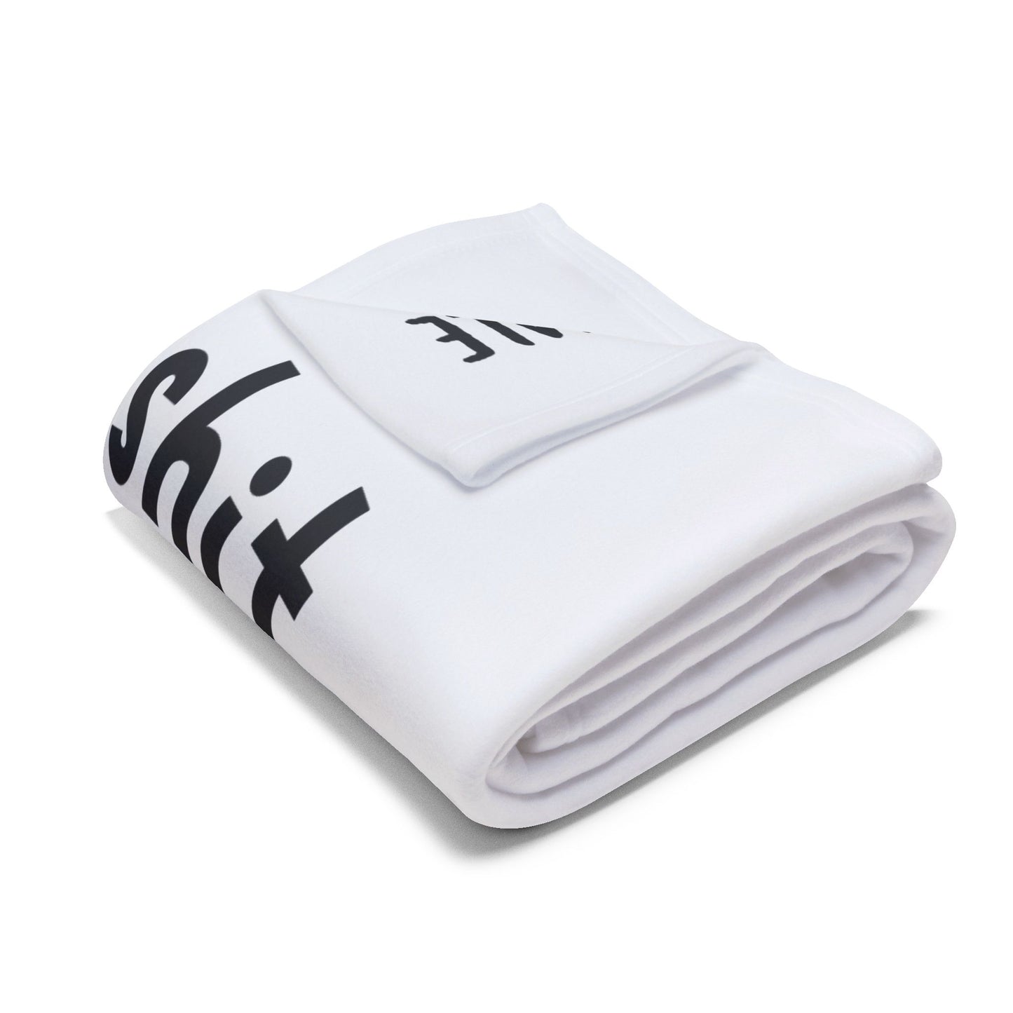 Inhale the good shit, exhale the bullshit! Arctic Fleece Blanket | Cozy Throw Blanket