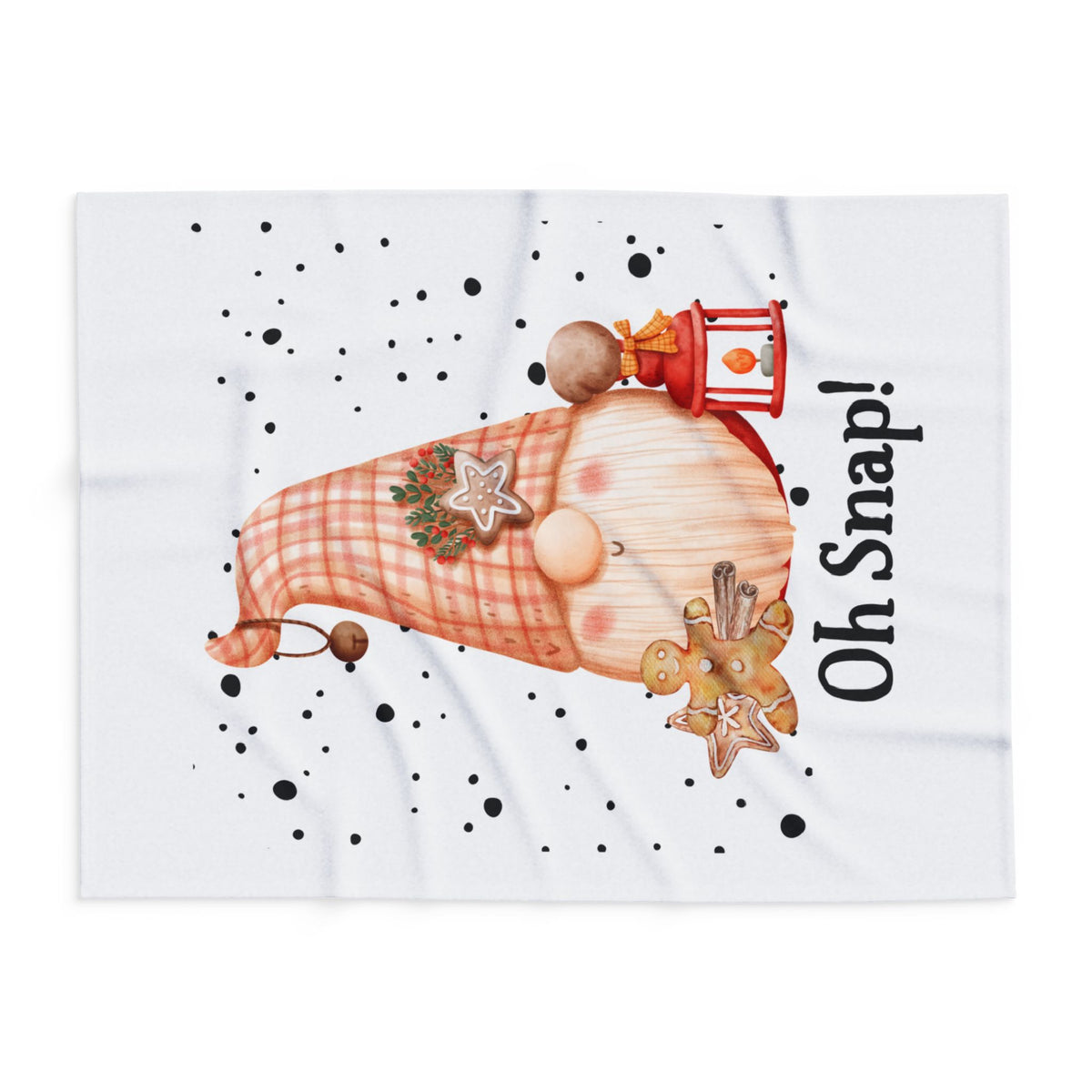 Oh Snap! Arctic Fleece Blanket | Cozy Holiday-Themed Throw Blanket