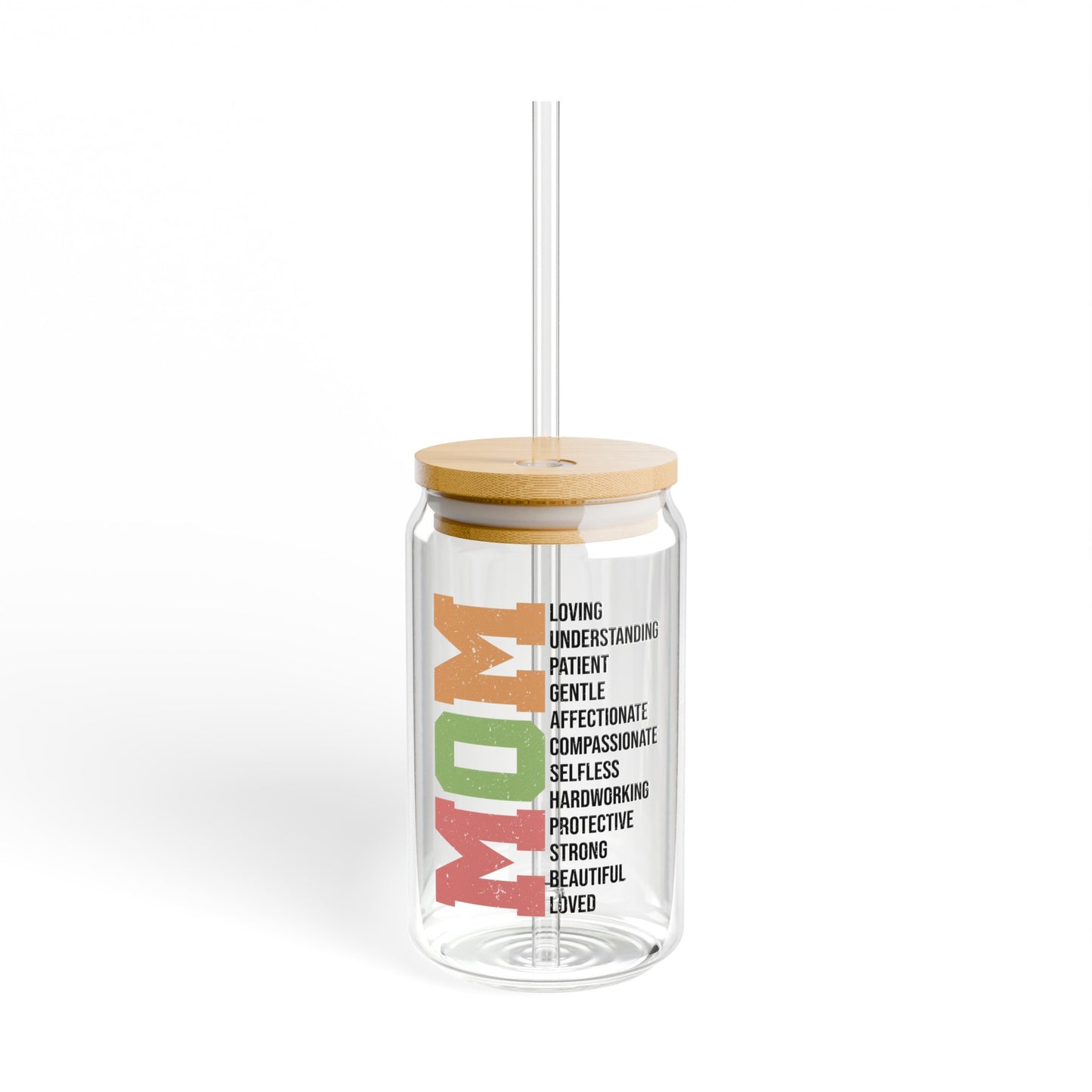 Mom Is ...Sipper Glass, 16oz