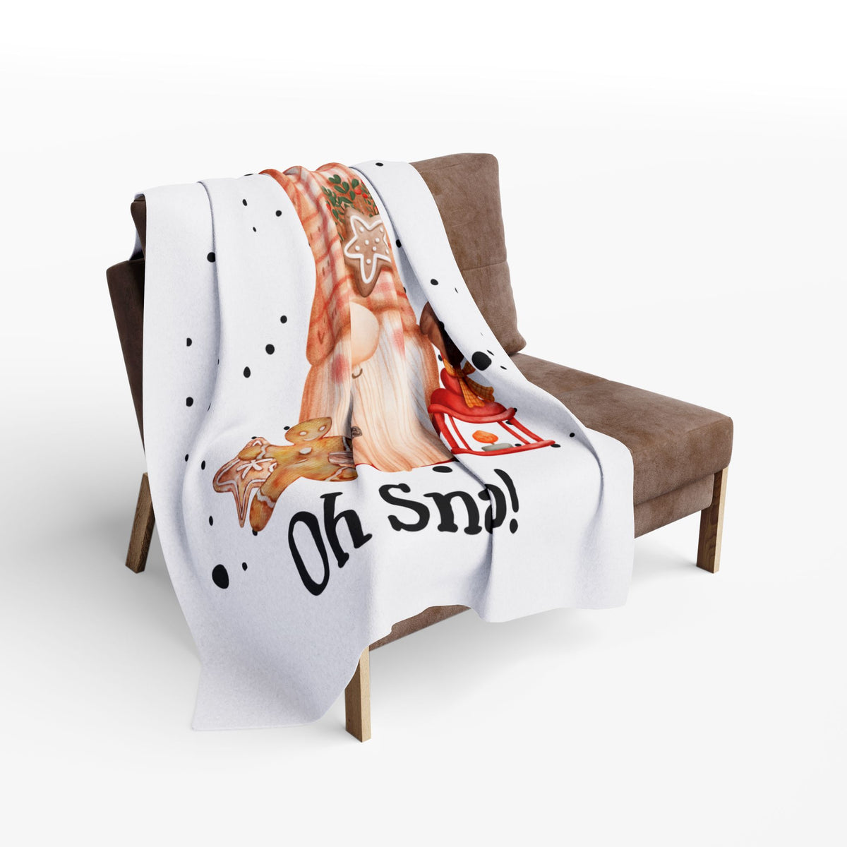 Oh Snap! Arctic Fleece Blanket | Cozy Holiday-Themed Throw Blanket