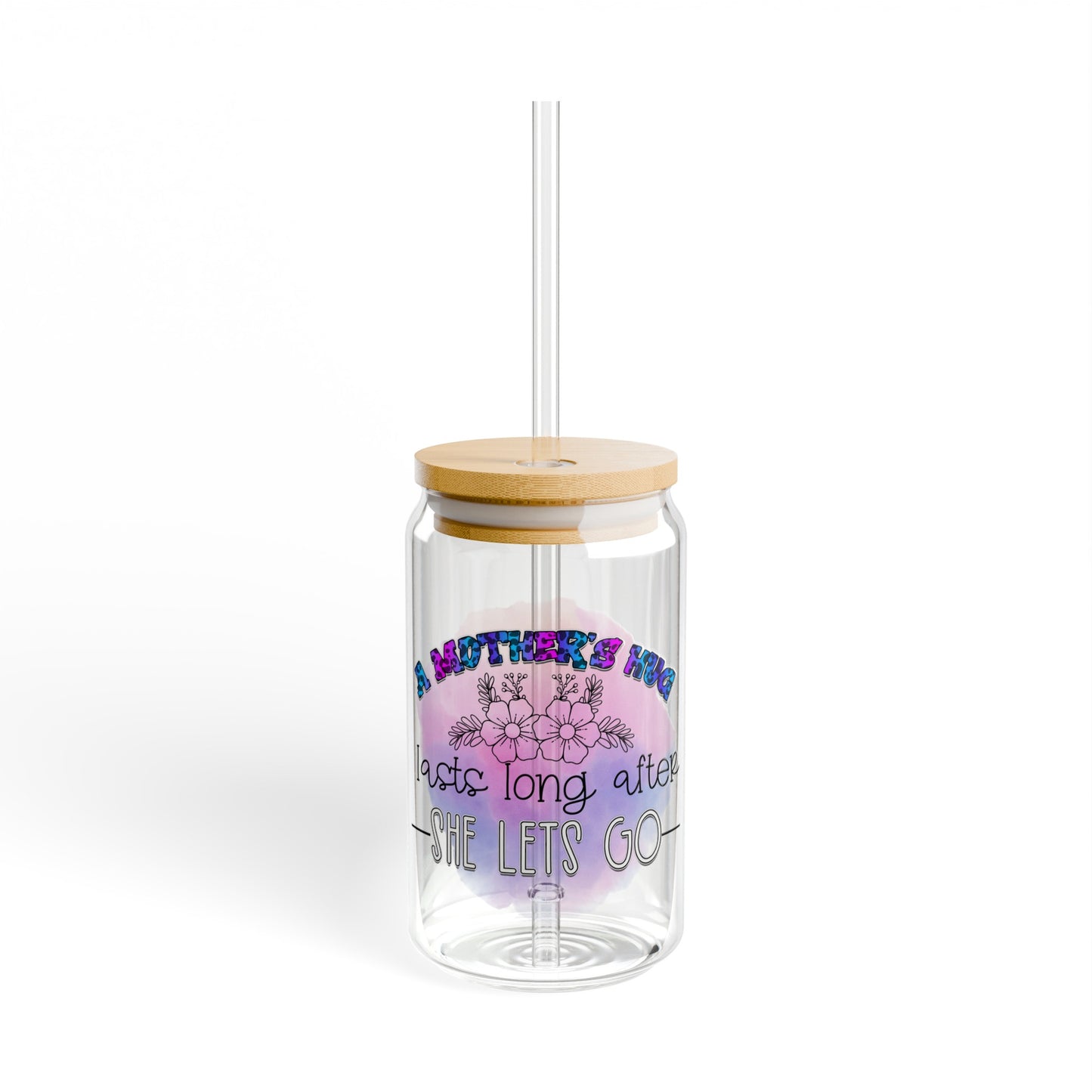A Mothers Hug Sipper Glass, 16oz