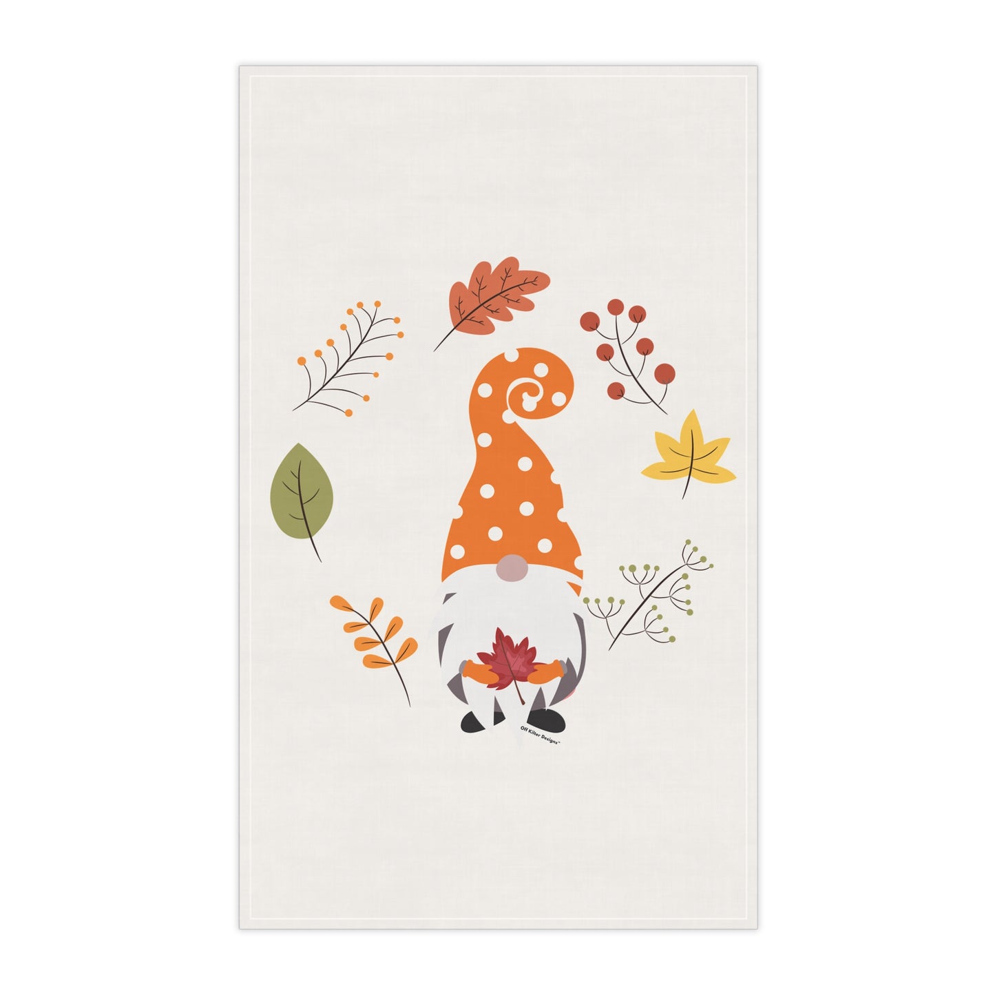 Fall Gnome Tea Towels | 100% Cotton Fall-Themed Kitchen Towels