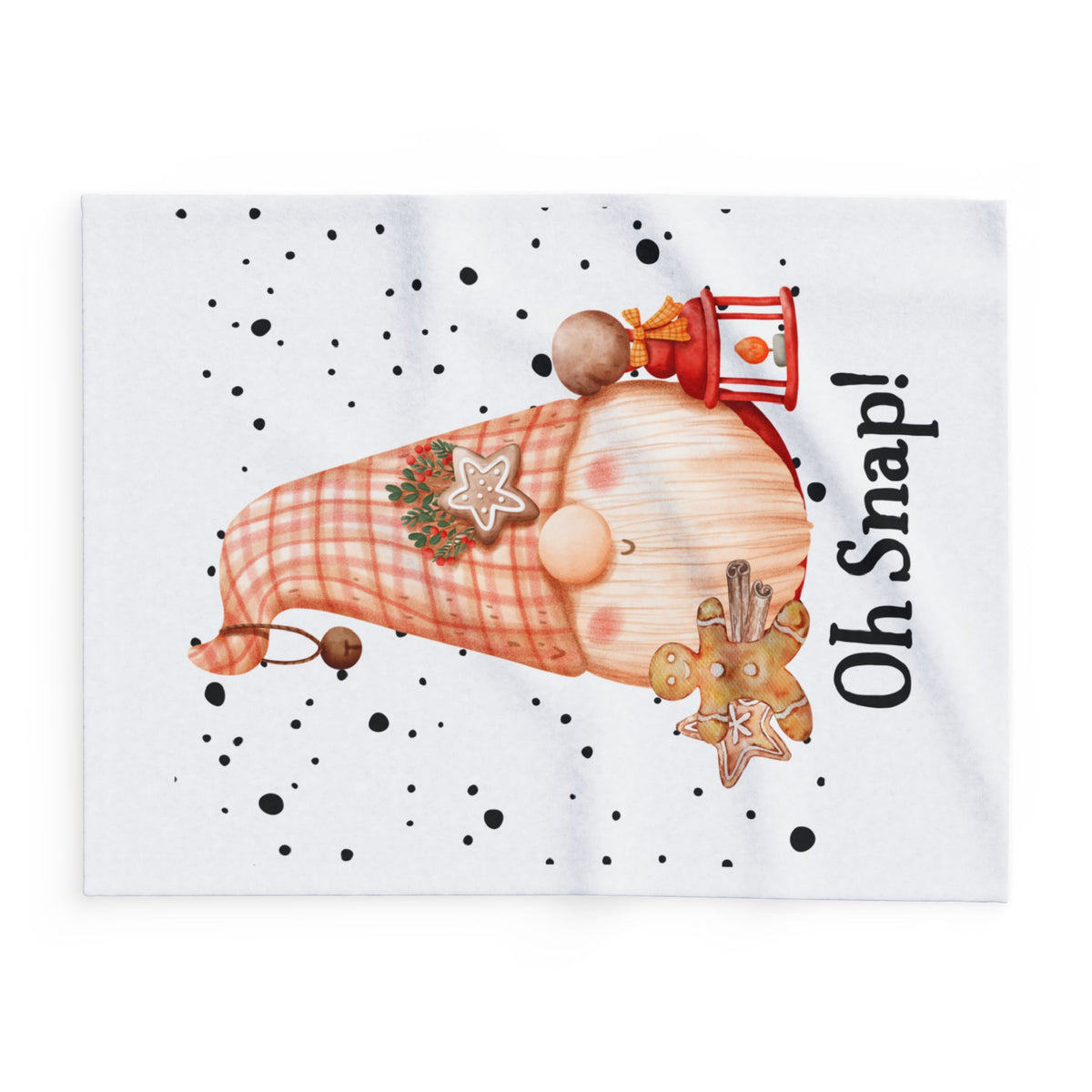 Oh Snap! Arctic Fleece Blanket | Cozy Holiday-Themed Throw Blanket