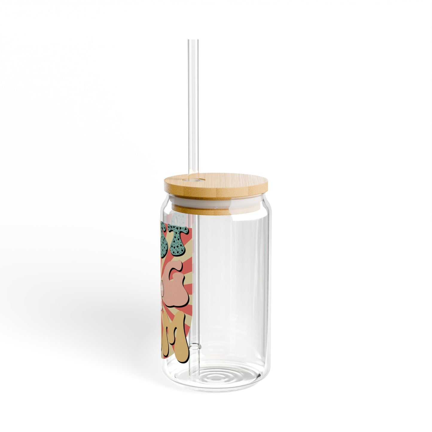 Best Dog Mom Sipper Glass, 16oz