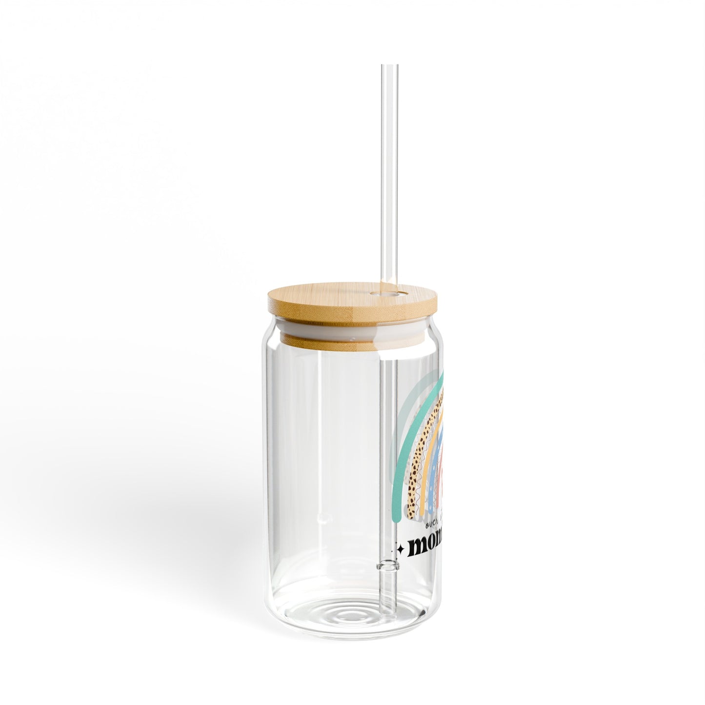 Overstimulated Moms Club Sipper Glass, 16oz