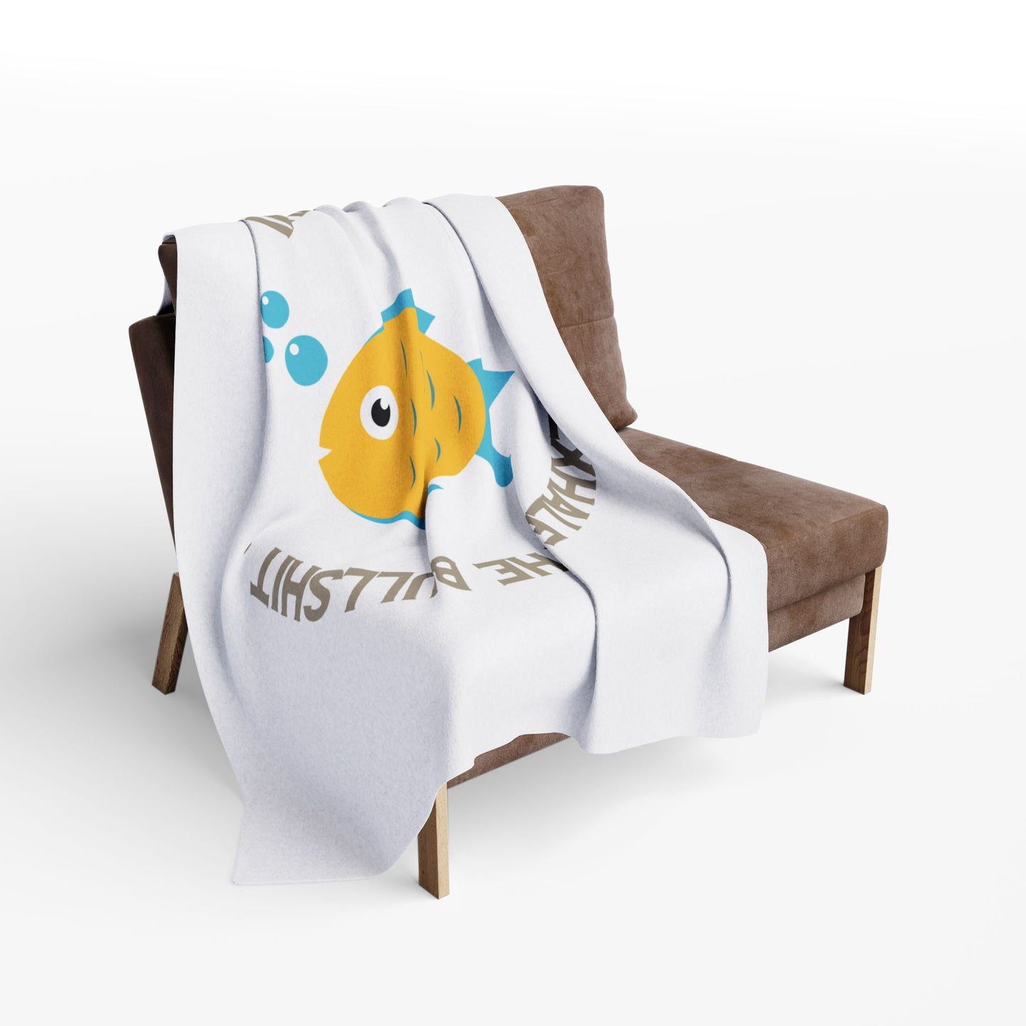 Inhale the good shit, exhale the bullshit! Arctic Fleece Blanket | Cozy Throw Blanket