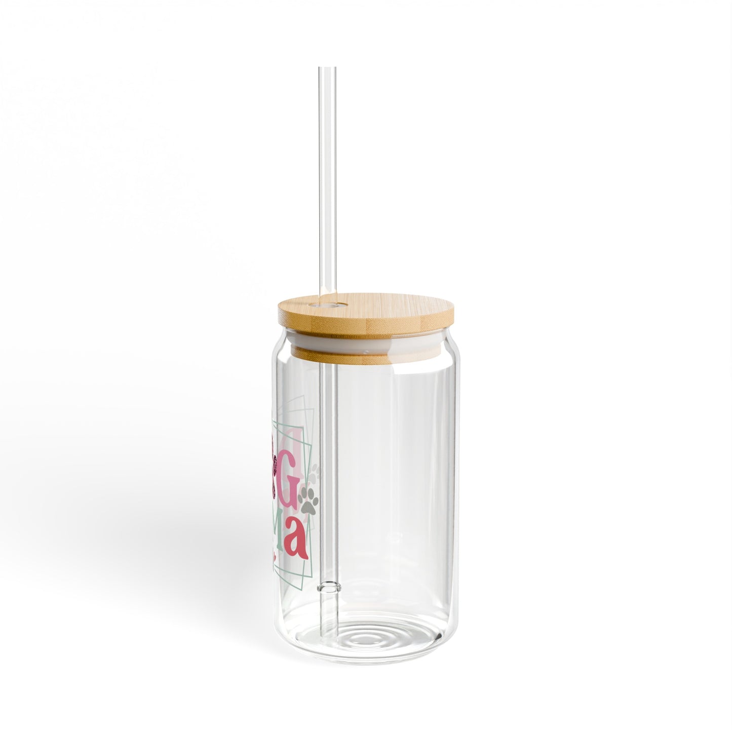 Dog Mama Sipper Glass, 16oz