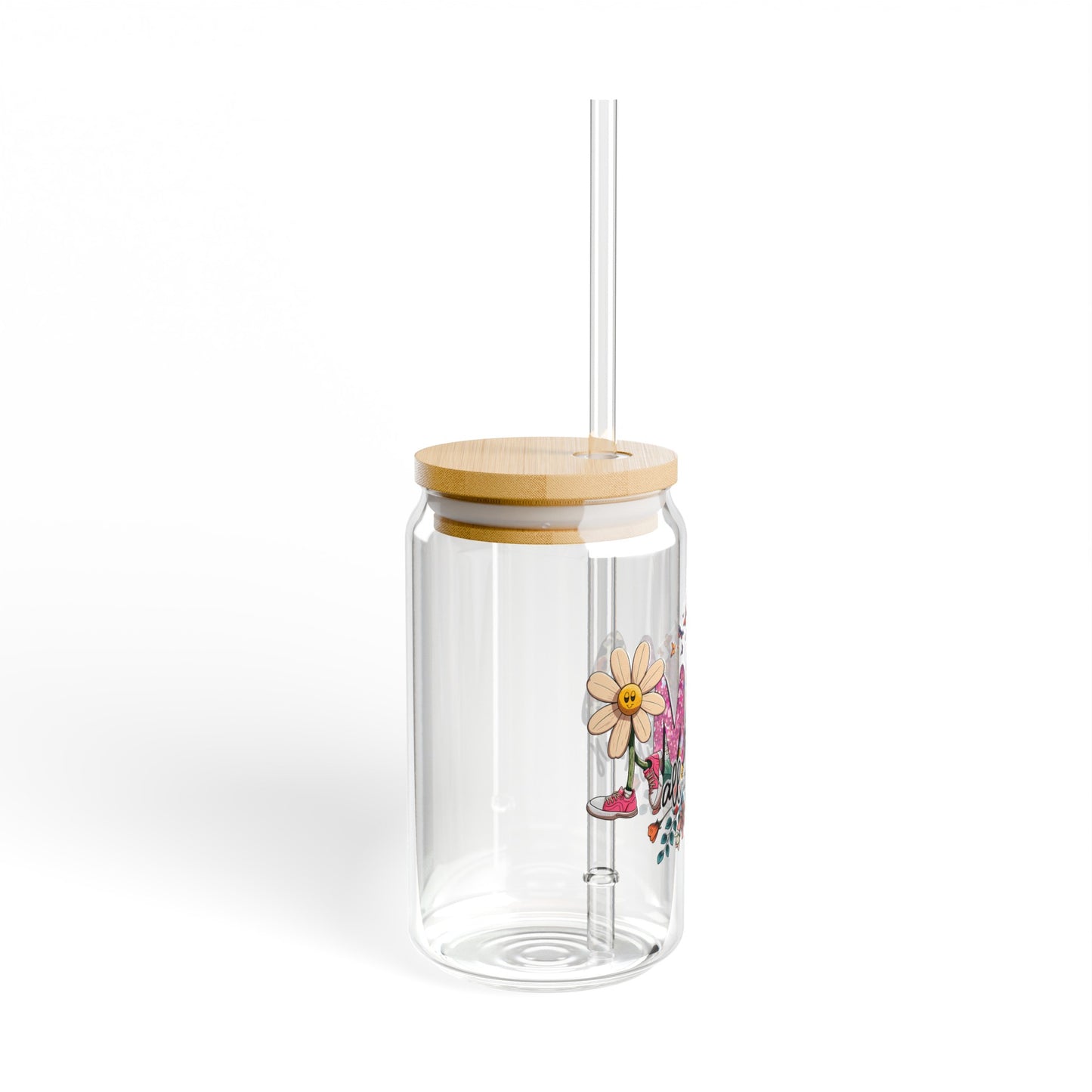 Mama All Day Everyday  Sipper Glass, 16oz