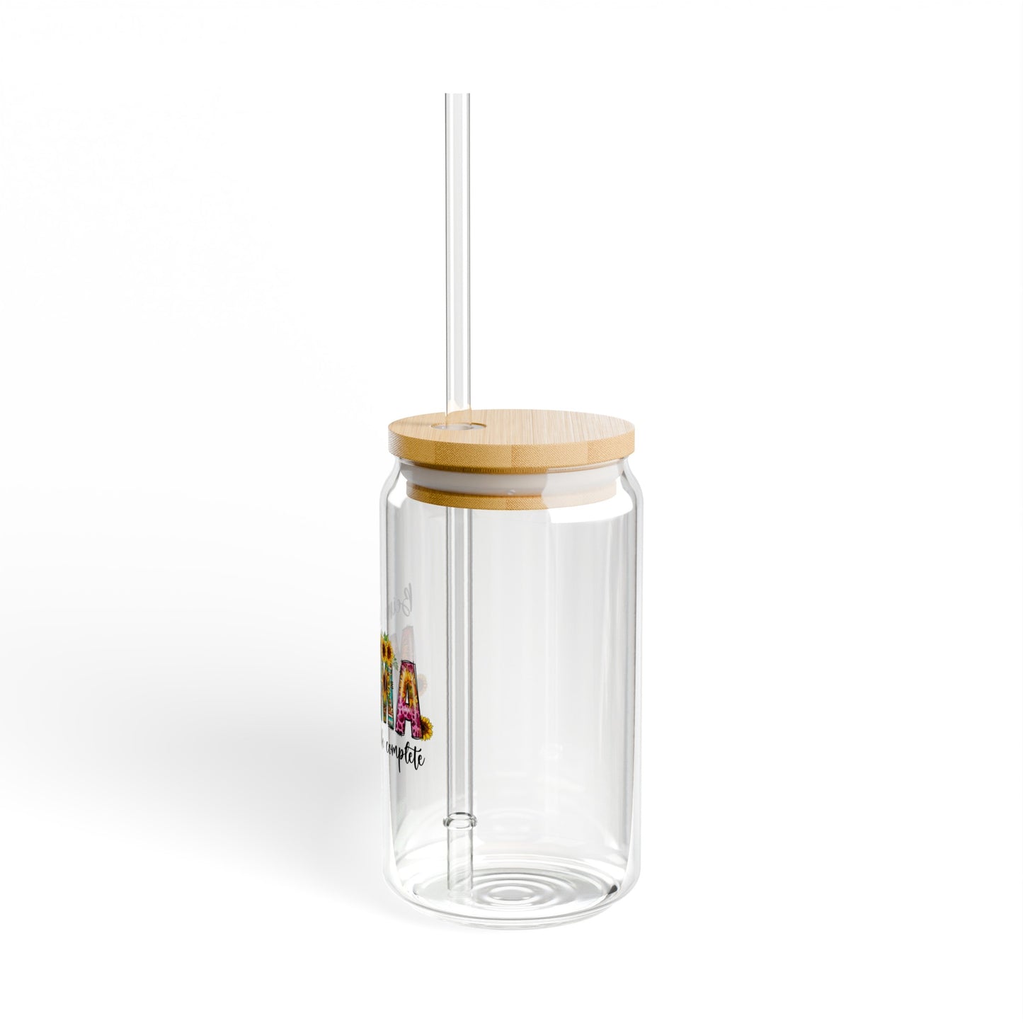 Being a mama makes my life complete Sipper Glass, 16oz