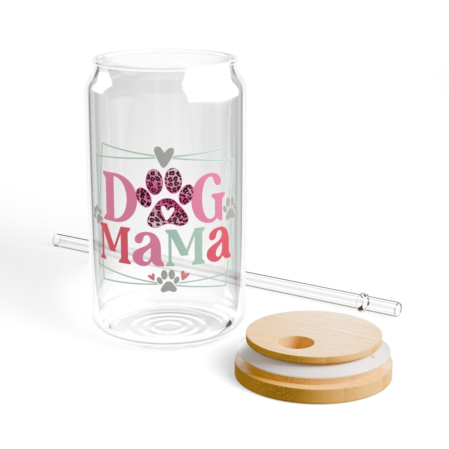 Dog Mama Sipper Glass, 16oz