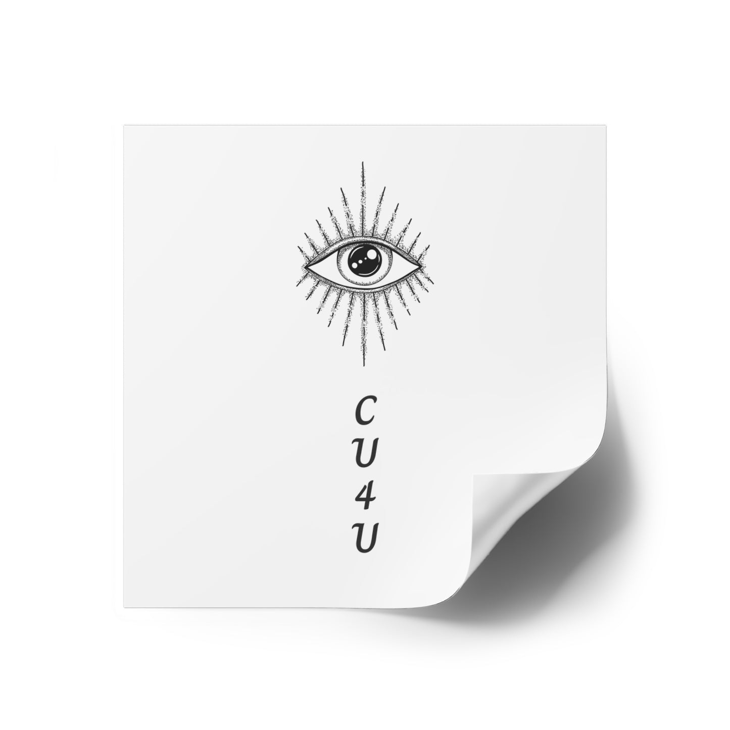 I see you for you Square Stickers, Indoor\Outdoor