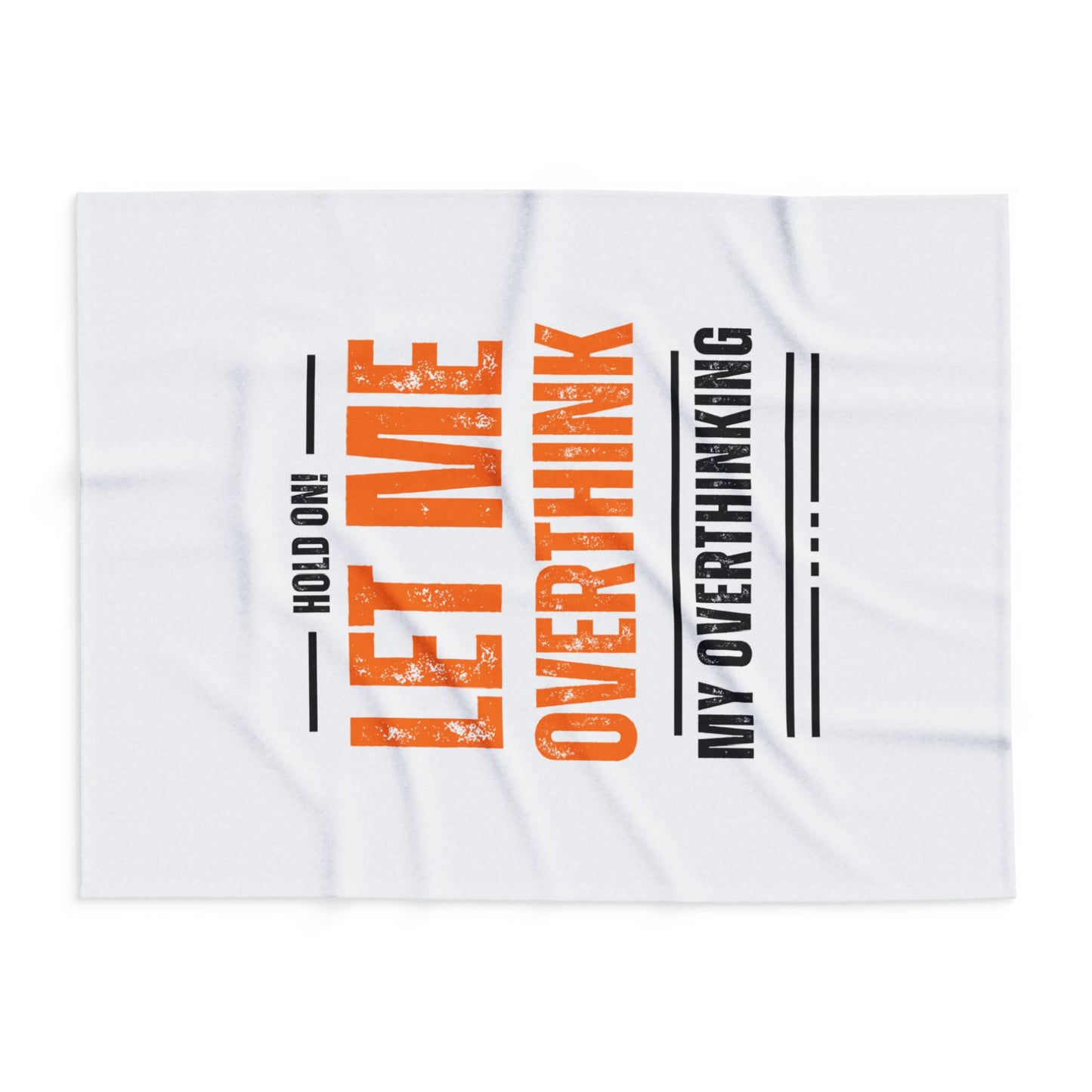 Hold on! Arctic Fleece Blanket | Cozy Throw Blanket