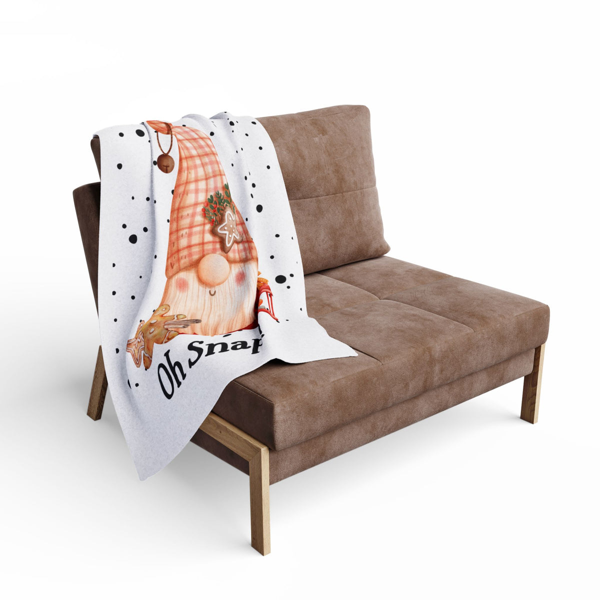 Oh Snap! Arctic Fleece Blanket | Cozy Holiday-Themed Throw Blanket