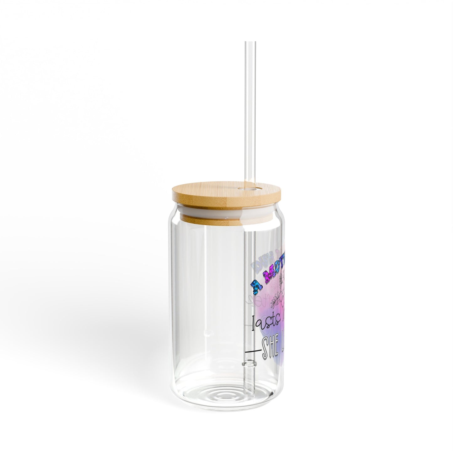 A Mothers Hug Sipper Glass, 16oz