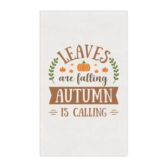 Autumn Is Calling Tea Towels | 100% Cotton Fall-Themed Kitchen Towels