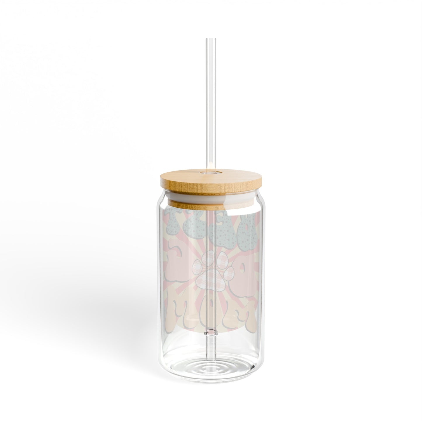 Best Dog Mom Sipper Glass, 16oz