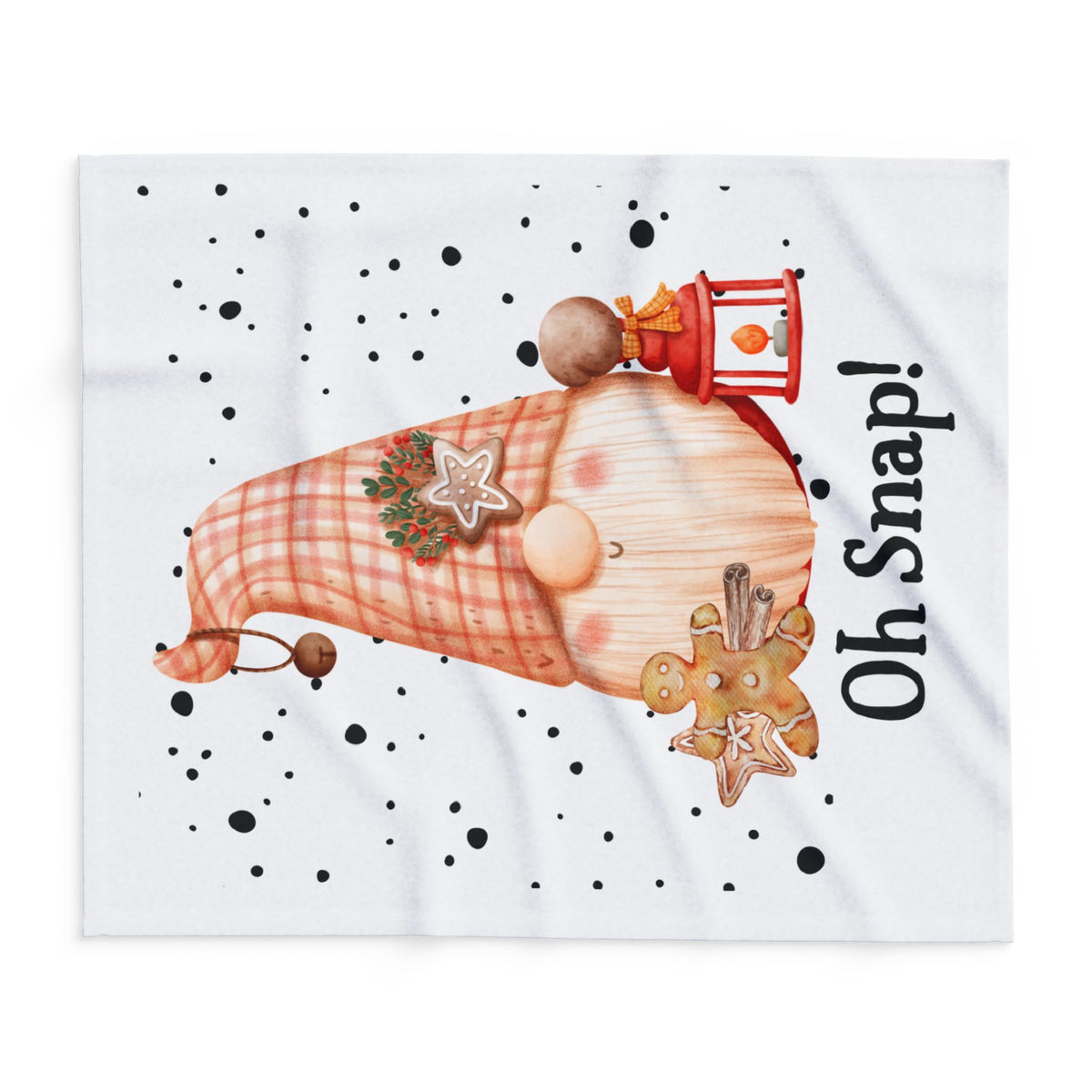 Oh Snap! Arctic Fleece Blanket | Cozy Holiday-Themed Throw Blanket